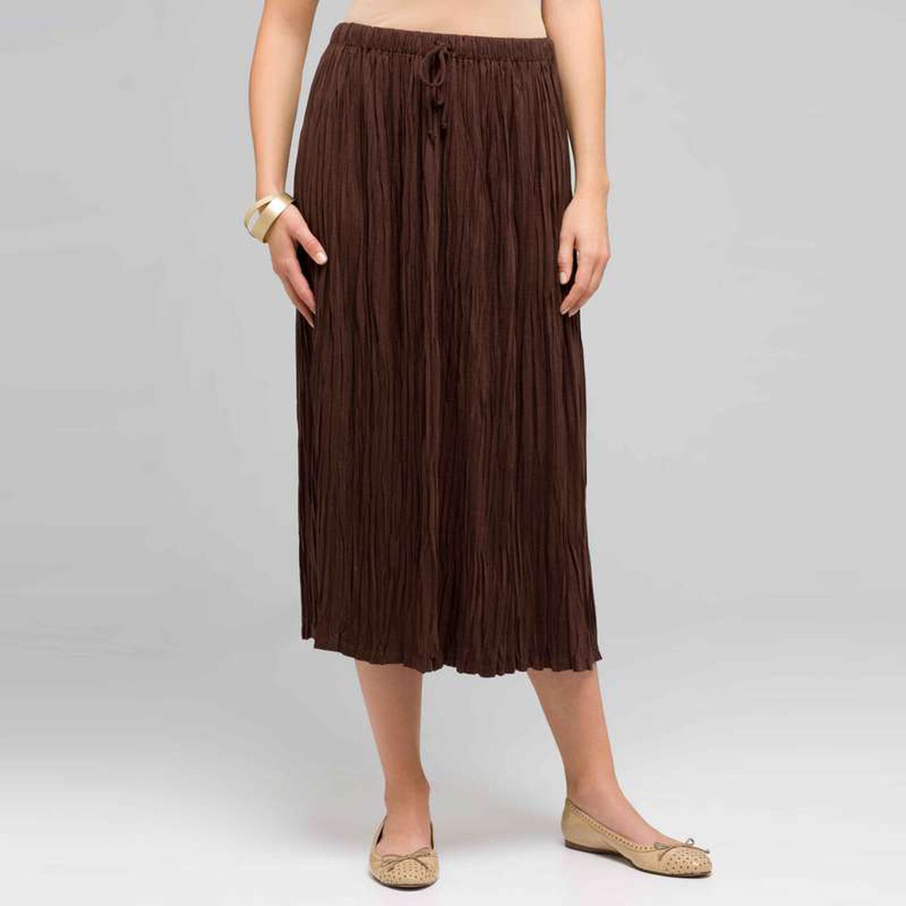 Long Crinkle Skirt, , large image number 0